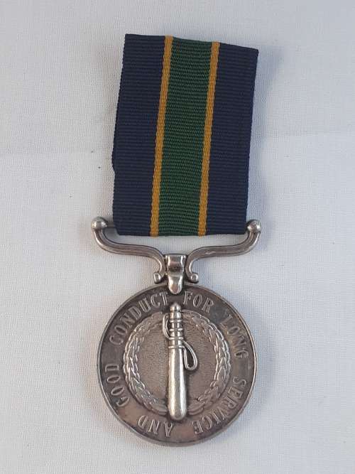 Rhodesia B.S.A.P LONG SERVICE GOOD CONDUCT MEDAL NAMED