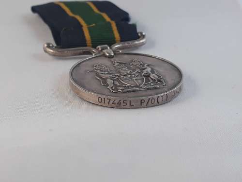 Rhodesia B.S.A.P LONG SERVICE GOOD CONDUCT MEDAL NAMED