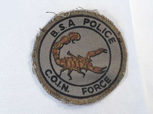 B.S.A. POLICE C.O.I.N. FORCE