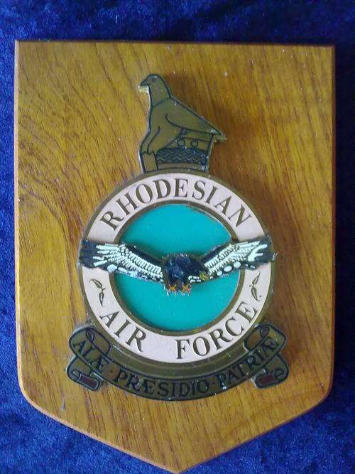 RHODESIAN AIR FORCE PLAQUE