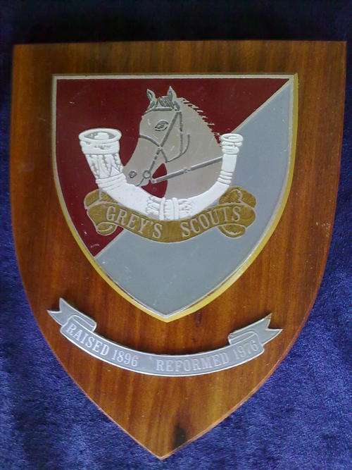 RHODESIAN GREY SCOUTS PLAQUES