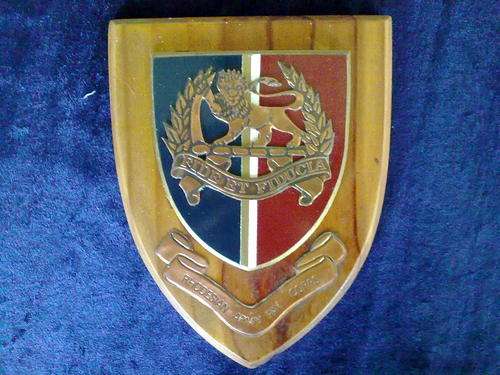 RHODESIAN PAY CORPS PLAQUE
