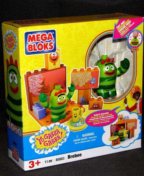 BNIB Yo Gabba Gabba BROBEE Playset by Mega Bloks