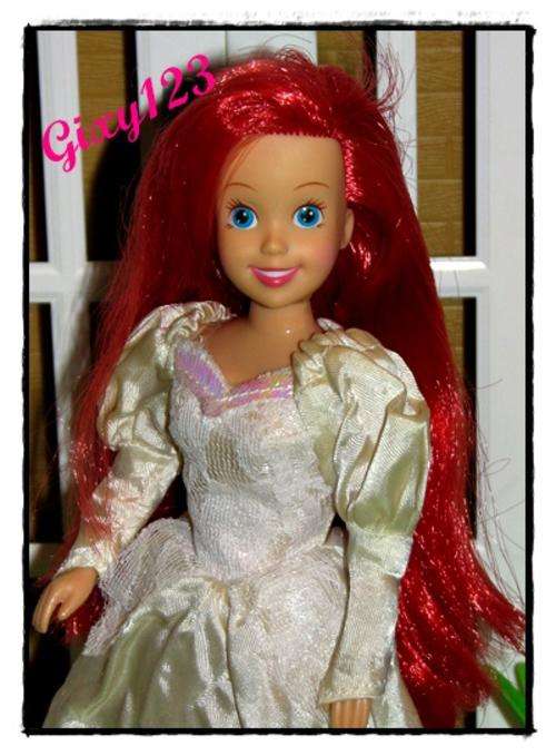 Disney's Vintage Beautiful Bride Ariel Doll (The Little Mermaid) made by TYCO
