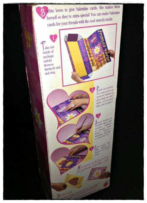 BNIB Make A Valentine Barbie doll made by Mattel