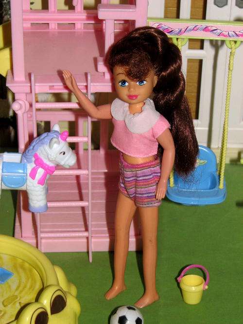 Stacie-sized (Barbie's sister) doll made by Kid Kore