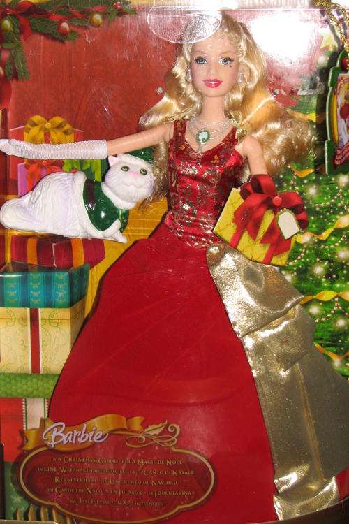 BNIB Christmas Carol Barbie doll made by Mattel