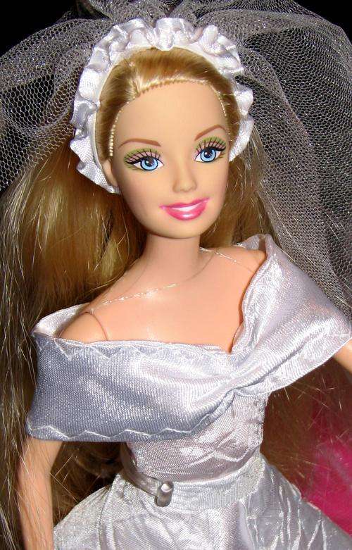 Bridal Barbie doll made by Mattel