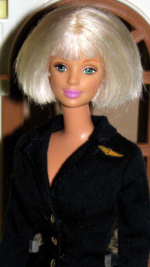 Pilot Barbie doll made by Mattel