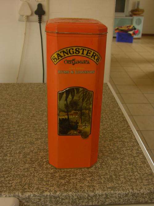 Sangsters Old Jamaican rum tin - Very collectable & rare