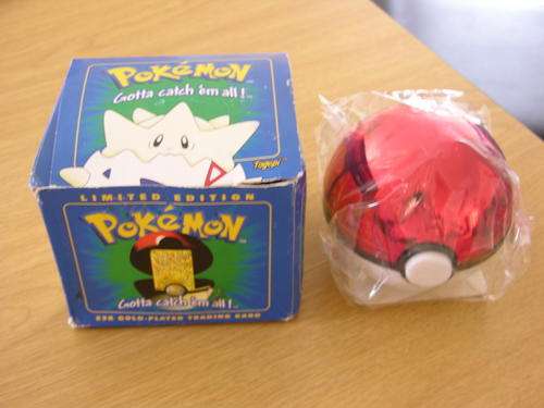 Pokemon 23carat Gold plated trading card in Bowl and box - Limited edition Togepi