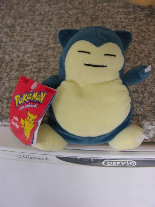 Pokemon Snorlax Soft toy  10 - 13cm high Brand new with tag - Very collectable and Very rare