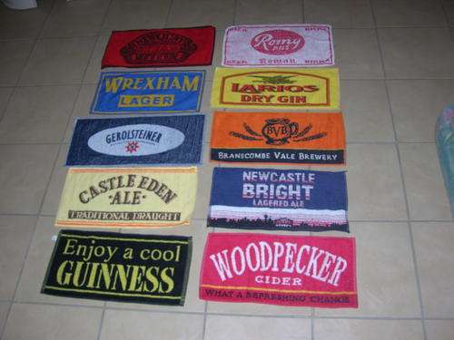 10 X BRAND NEW bar towels