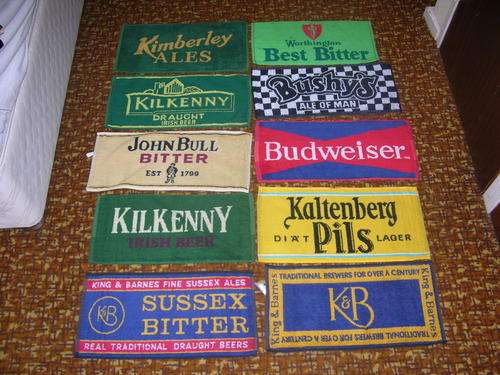 10 X BRAND NEW bar towels