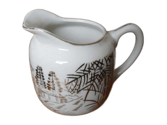 Manna China Tea Set with lipothane bottoms