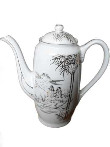 Manna China Tea Set with lipothane bottoms