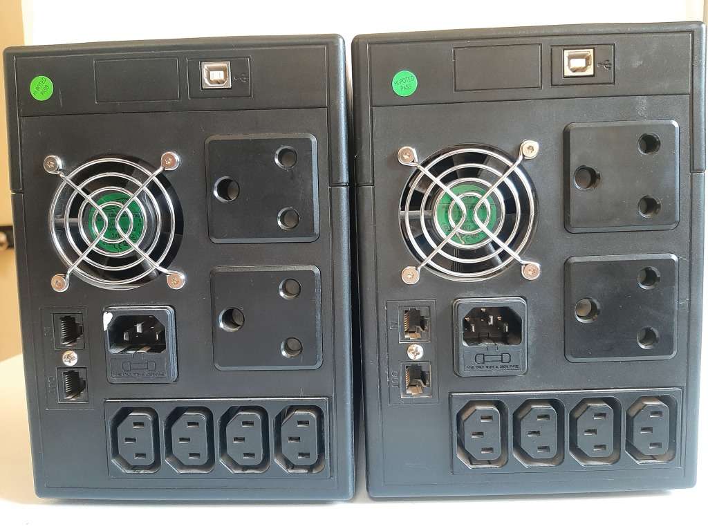 RCT 2000VA UPS - Switch on and off.  No batteries