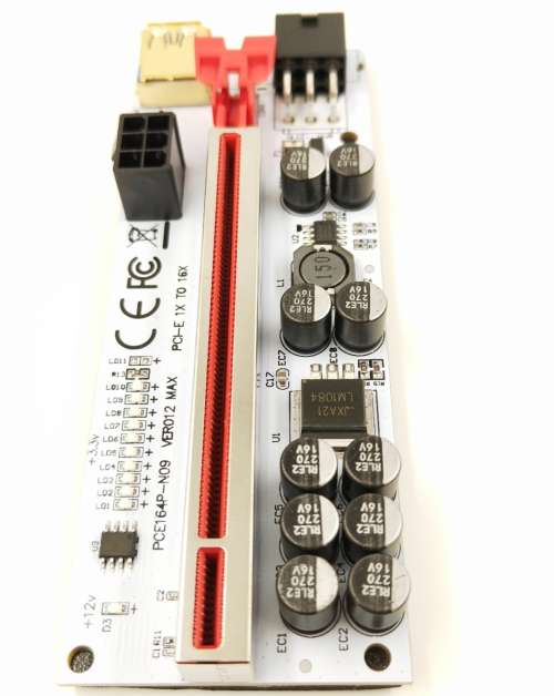 Ver012 Max Pci-e X1 to X16 Extender Riser for Video Card