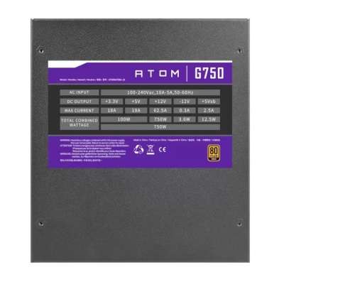 ANTEC PSU ATOM G 750W GOLD MOD