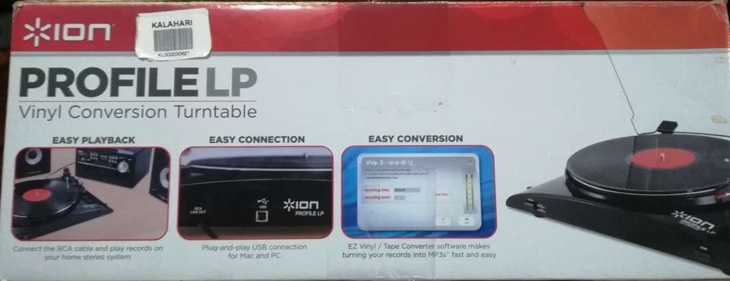 ION Profile LP  Vinyl conversion turntable  - LIKE NEW