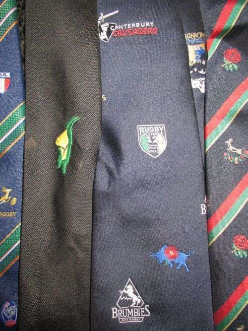 10 x Rugby Ties - Springbok