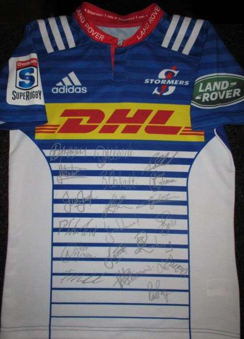 Stormers Rugby Jersey 2016 - Signed