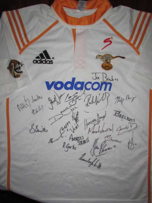 Cheetahs Rugby Jersey 2004 - Signed