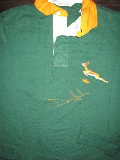 Springbok Rugby Jersey 1985 - Signed