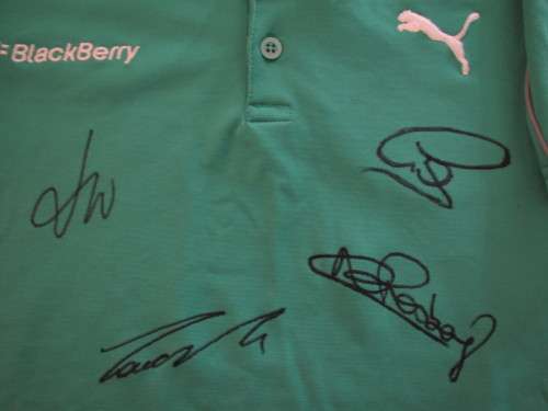 2016 Mercedes F1 Pit Crew Shirt - Signed
