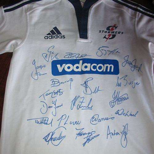 Stormers signed Super 14 Away jersey 2010