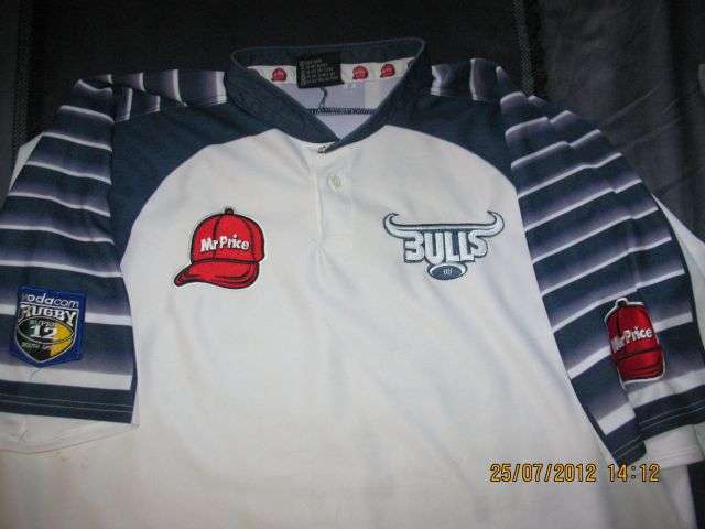 Bulls Super 12 Away Jersey - Danie Coetzee - 2000's