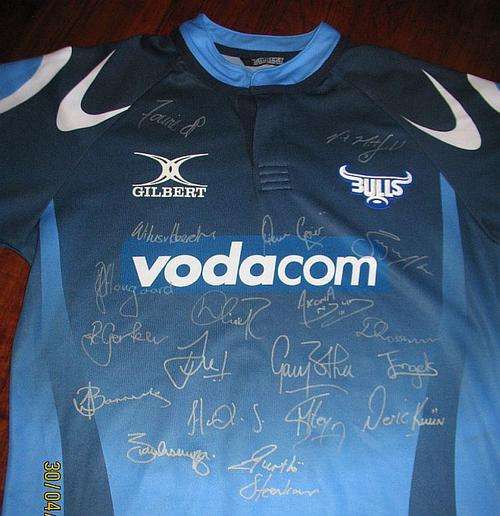 Bulls signed Super 14 jersey 2007