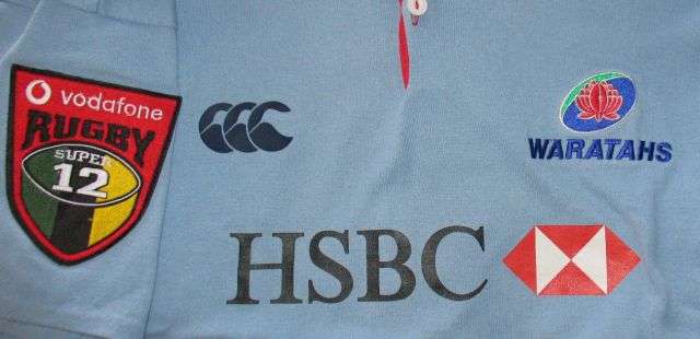 Waratahs Super 12 Rugby Jersey Signed by team 2003