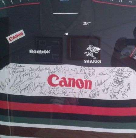 Sharks Super 12 Jersey Signed 2000