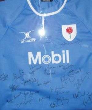Blue Bulls Rugby Jersey Signed 2002