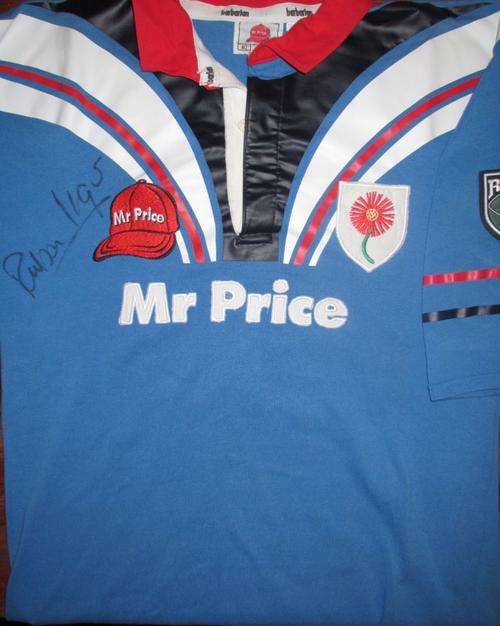 Ruben Kruger's N.Tvl Rugby Jersey 1996