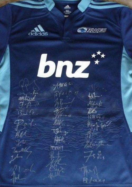 Blues Rugby Jersey 2013 Signed