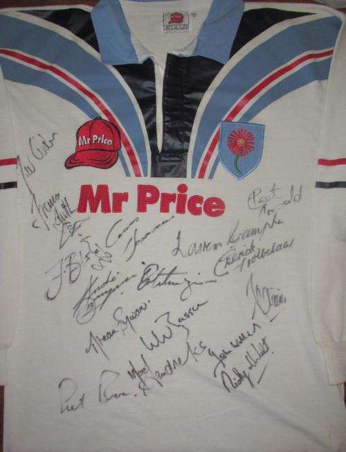 Northern Transvaal Rugby Jersey 1996 - Signed