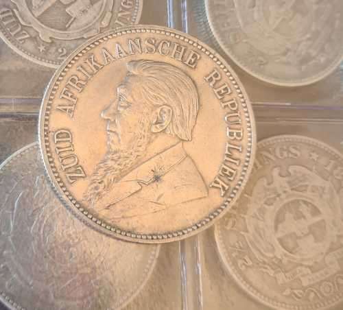 1892 ZAR 5 SHILLINGS ....HIGH GRADE