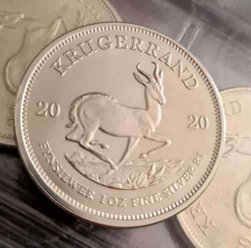 10 x Untouched 2020 Silver Krugerrands
