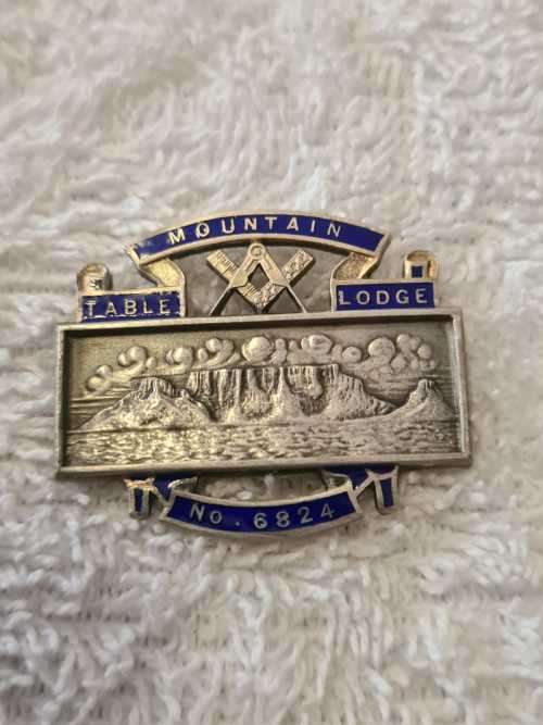 Sterling silver Freemasons medallion