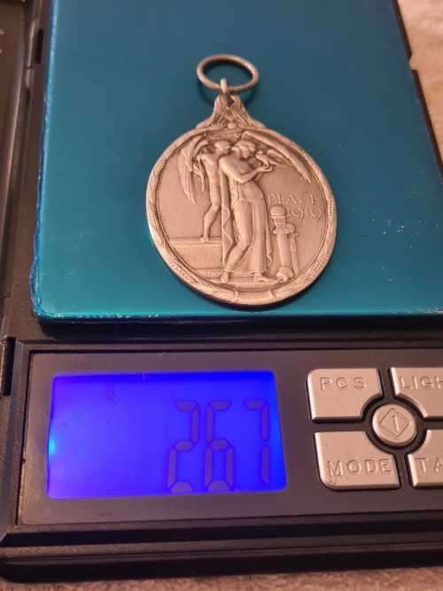 1919 Sterling silver peace medal