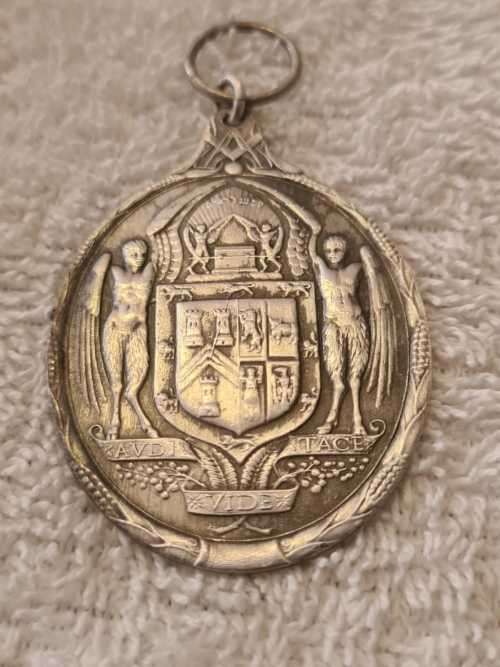 1919 Sterling silver peace medal
