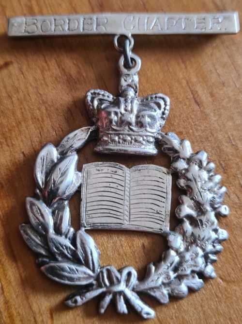 Sterling silver Freemasons medallion