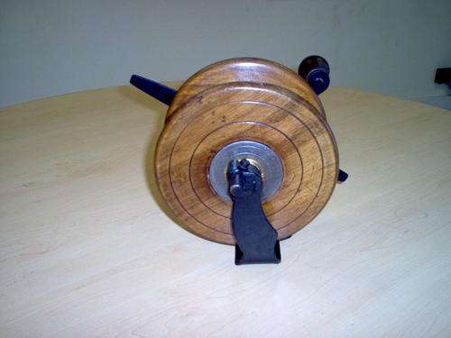 Wooden Fishing Reel