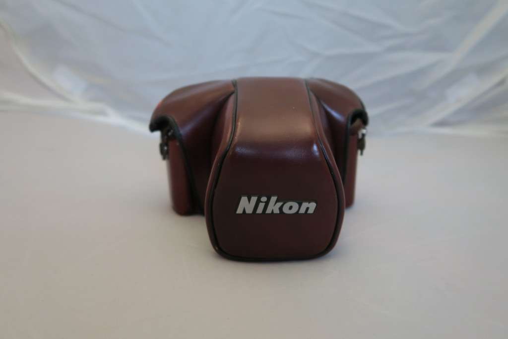 Nikon F3 35mm film camera + 28mr f2.8 + 55mm f2.8 Macro lenses & Leather cover - missing film cap