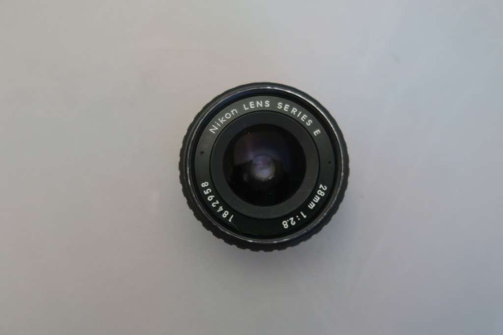 Nikon F3 35mm film camera + 28mr f2.8 + 55mm f2.8 Macro lenses & Leather cover - missing film cap