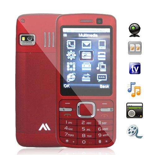 Quadband 2.6 Inch Cellphone with WiFi + Analog TV + Dual Camera