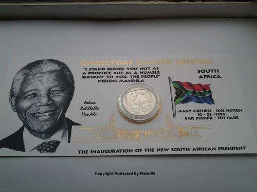 ** Collectors Limited Edition ** 1994 Presidential Inauguration R5 Coin Pack - Get Yours Now !!!