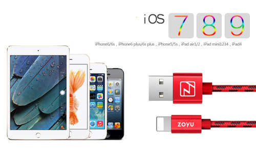 Lightning Cable, Sync Data & Cable Charging Cord for iPhone